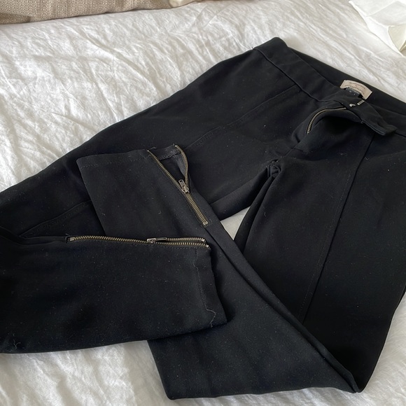 Anthropologie Black Skinny Leg Dress Pant - Picture 2 of 6